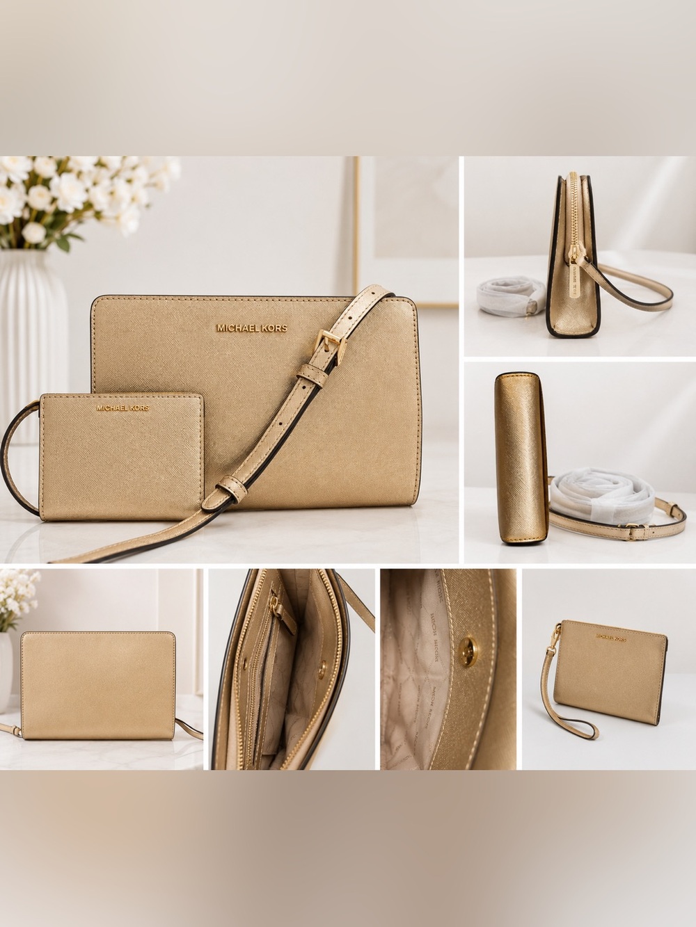 Michael Kors Jetset travel Crossbody Clutch
